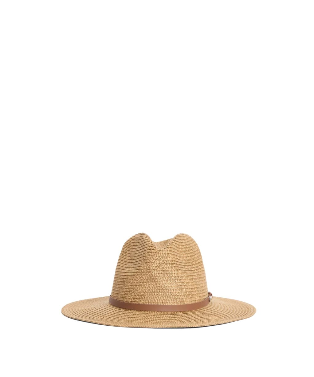 Women's Barbour Evelyn Braid Trilby Hat - Tan