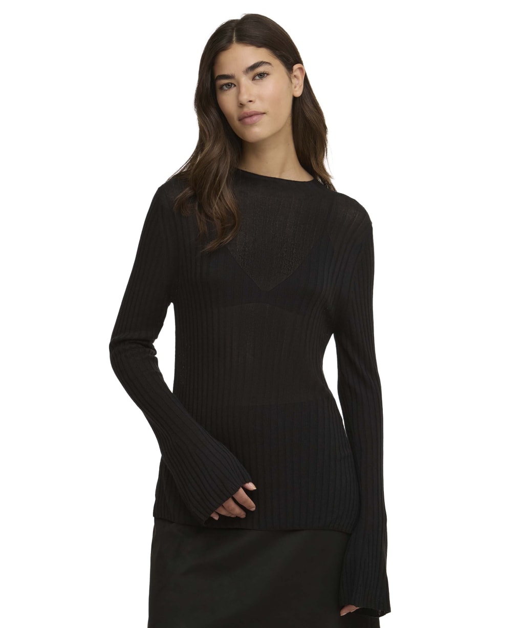 Women's Barbour International Ozara Knitted Jumper - Black
