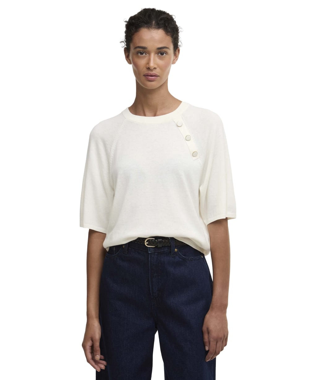 Women's Barbour Camille Knitted Jumper - Cloud