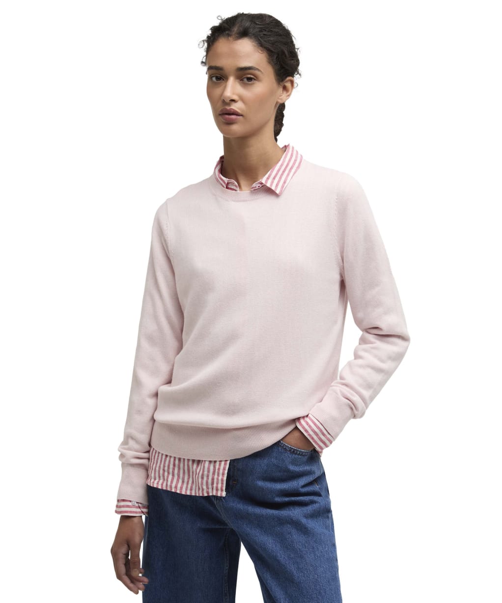 Women's Barbour Oakley Knitted Jumper - Pink