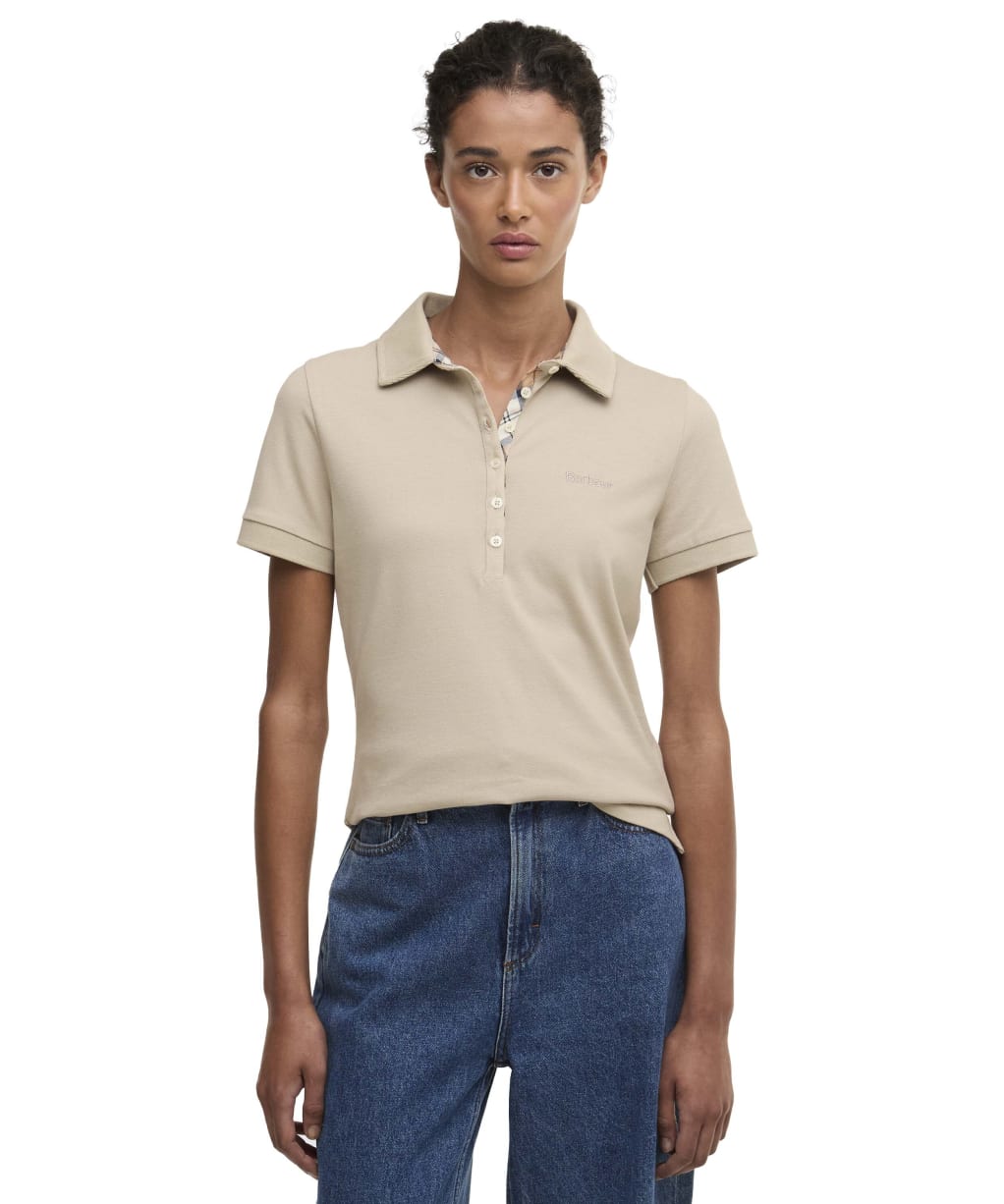 Women's Barbour Portsdown Top - Light Sand