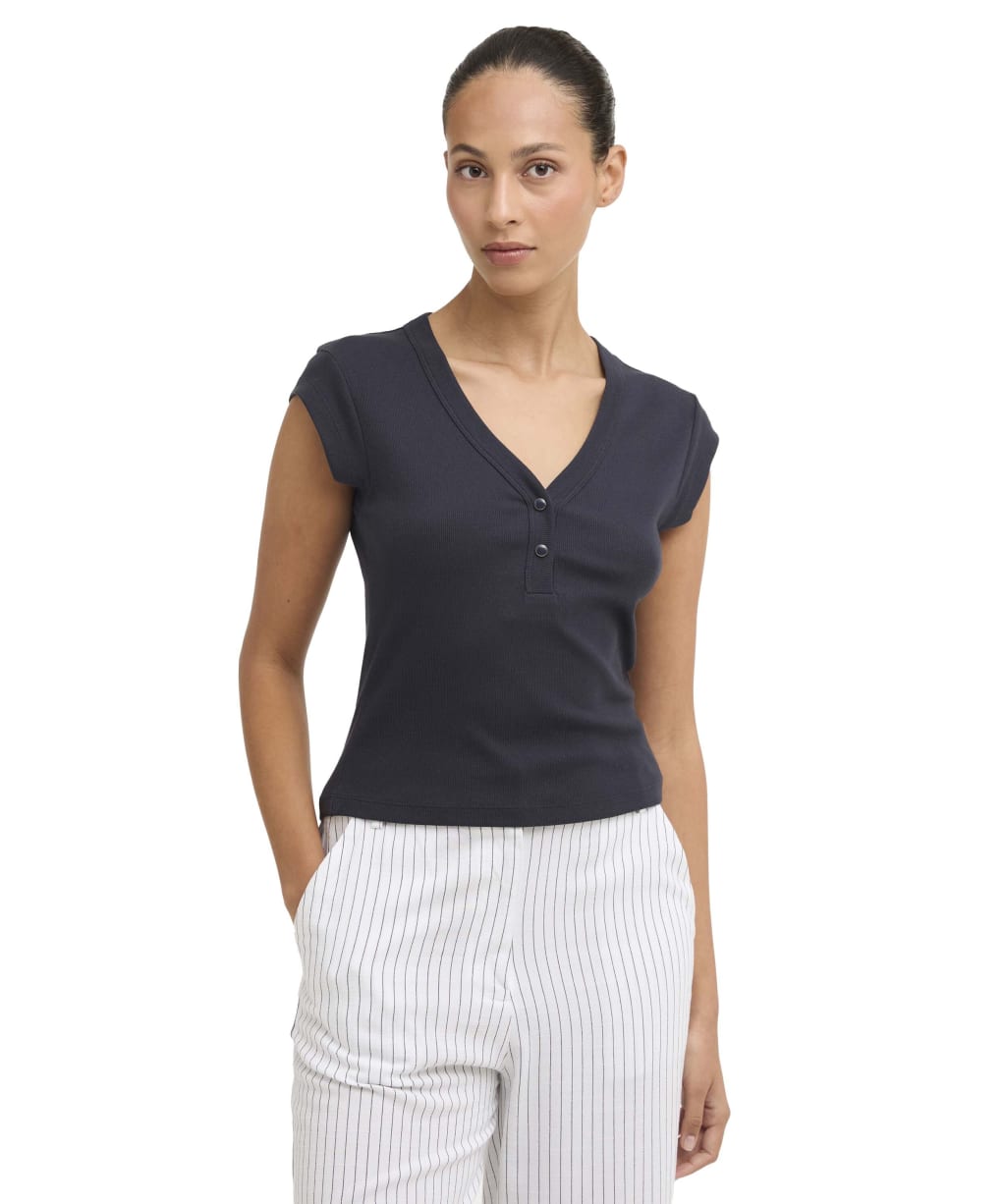 Women's Barbour Verona Top - Dark Navy