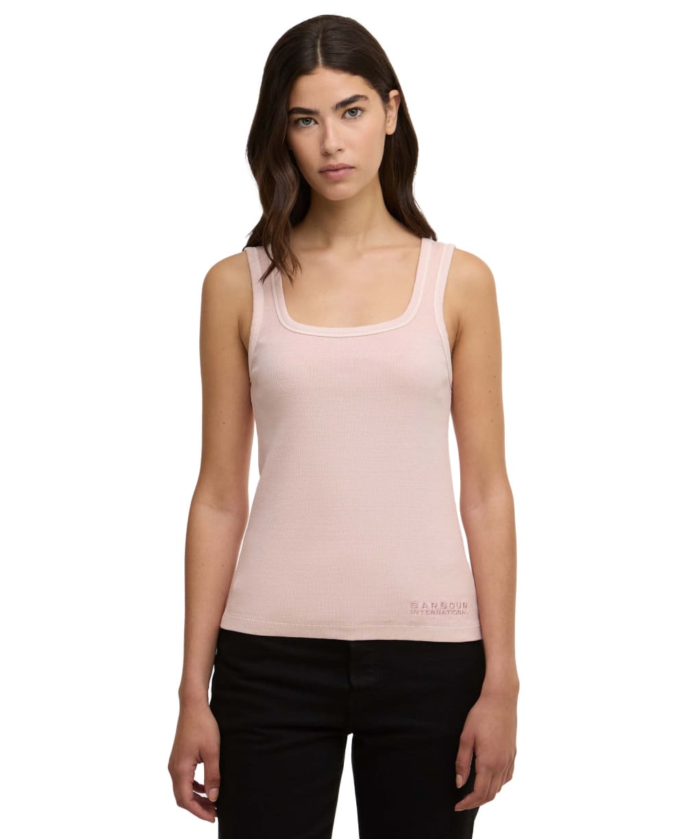 Women's Barbour International Lyra Top - Washed Desert Pink