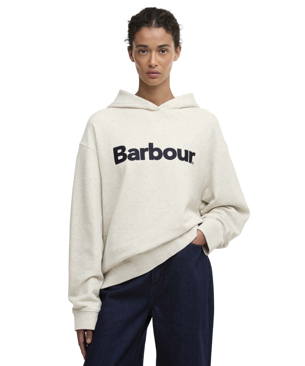 Women's Barbour Hartland Hoodie - Cloud Marl