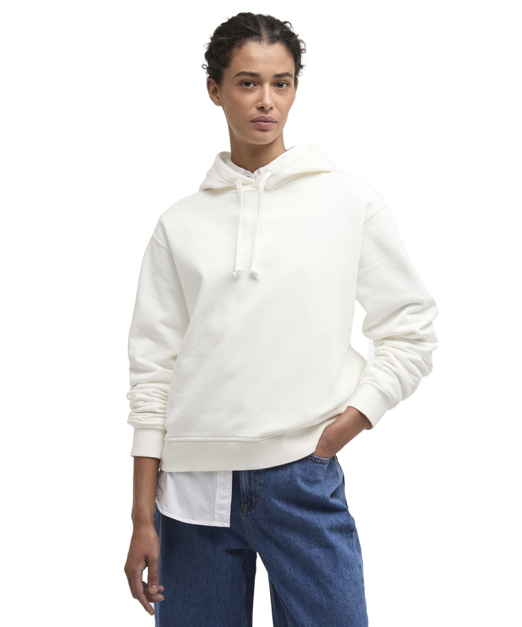 Women's Barbour Bede Hoodie - Cloud
