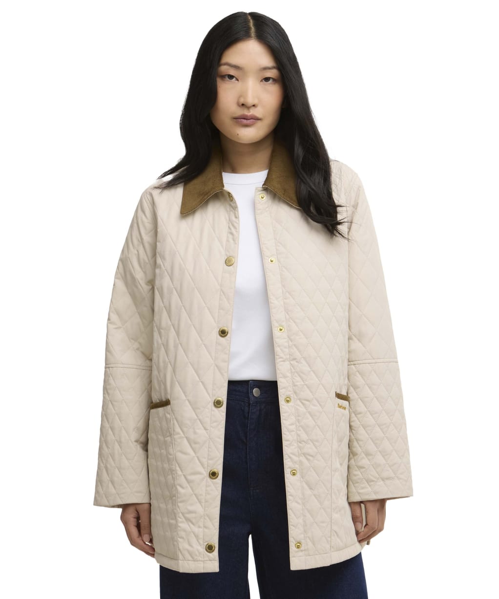 Women's Barbour Goldmire Quilted Jacket - Jasmine / Dress
