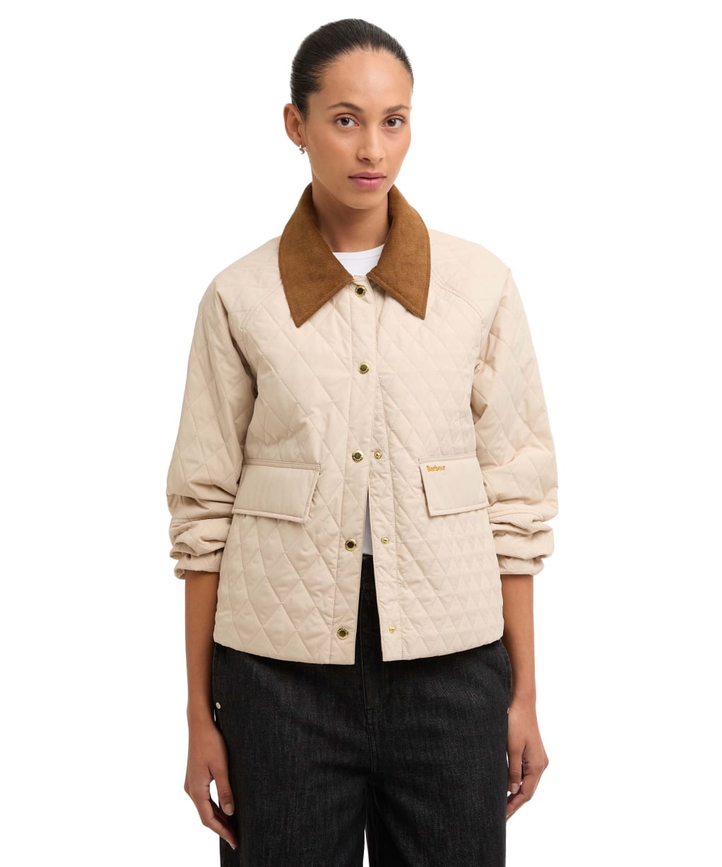 Women's Barbour Kirby Quilted Jacket - Jasmine / Dress