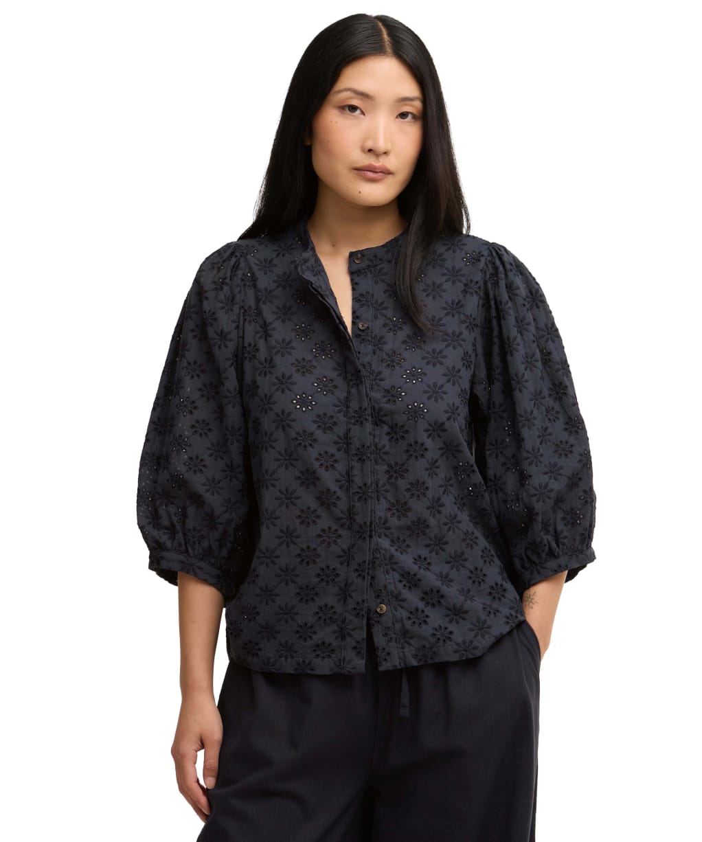 Women's Barbour Layla Top - Dark Navy