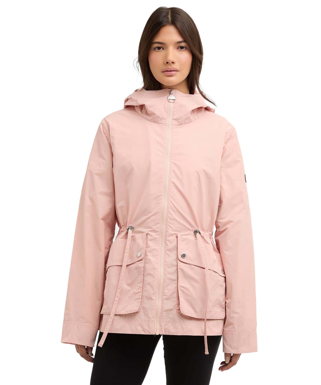 Women's Barbour International Piper Showerproof Jacket - Desert Pink