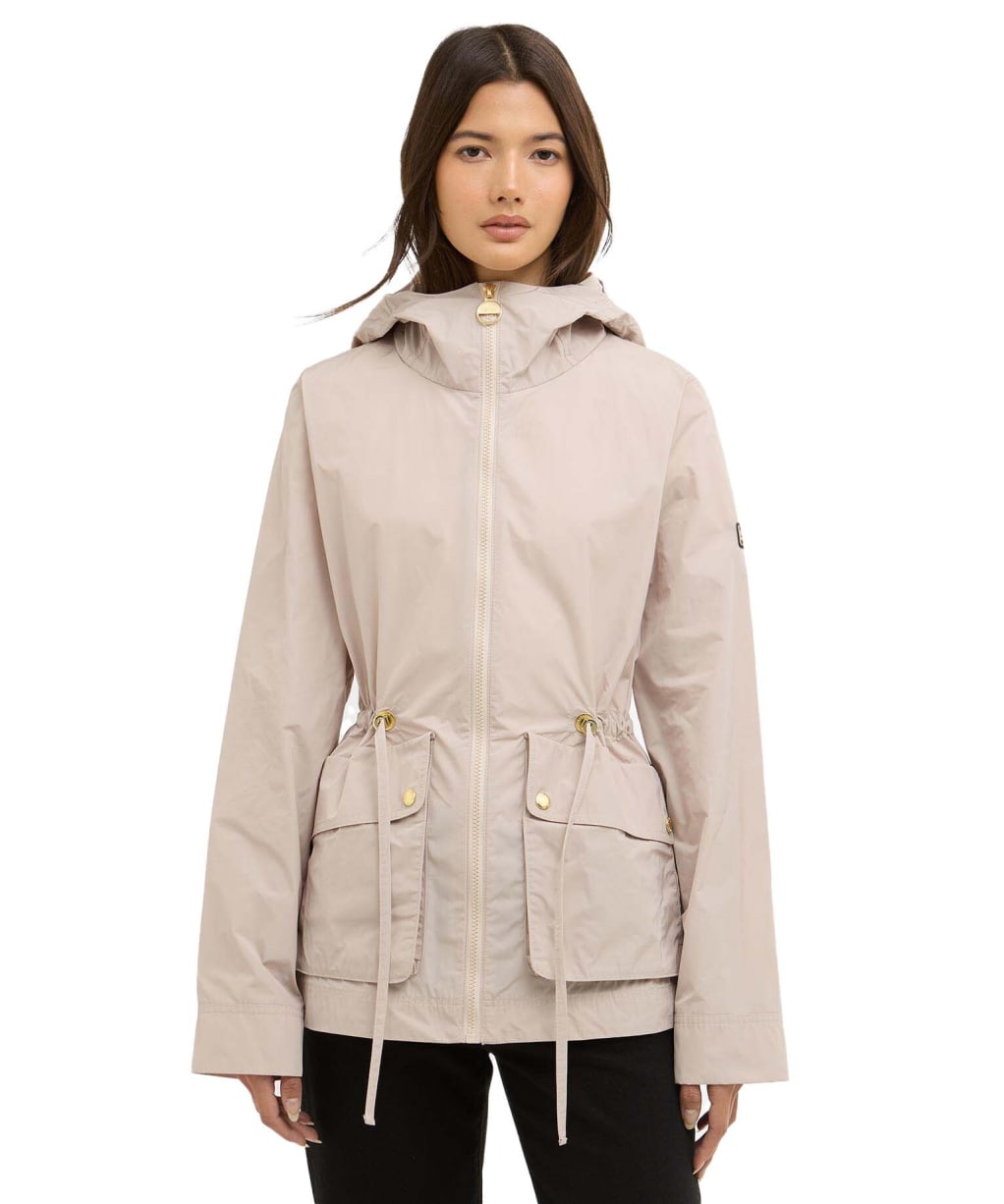 Women's Barbour International Piper Showerproof Jacket - Cement