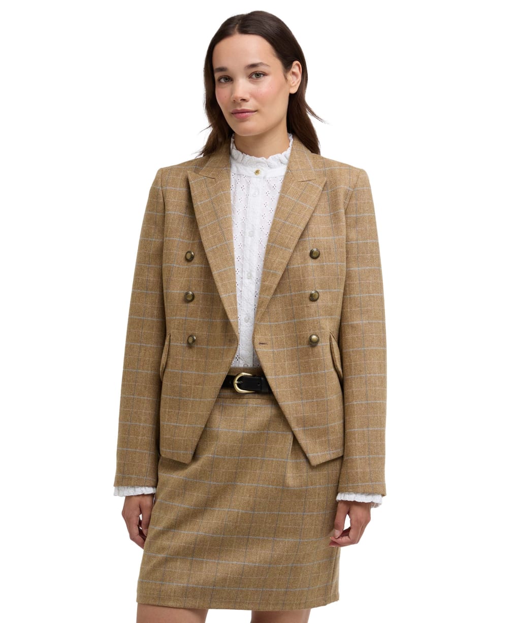 Women's Barbour Wisteria Tailored Blazer - Soft Blue
