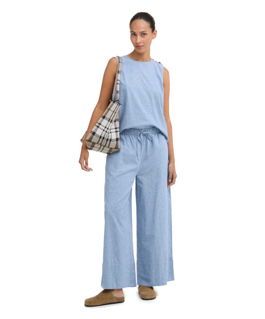 Women's Barbour Josie Trousers - Light Chambray