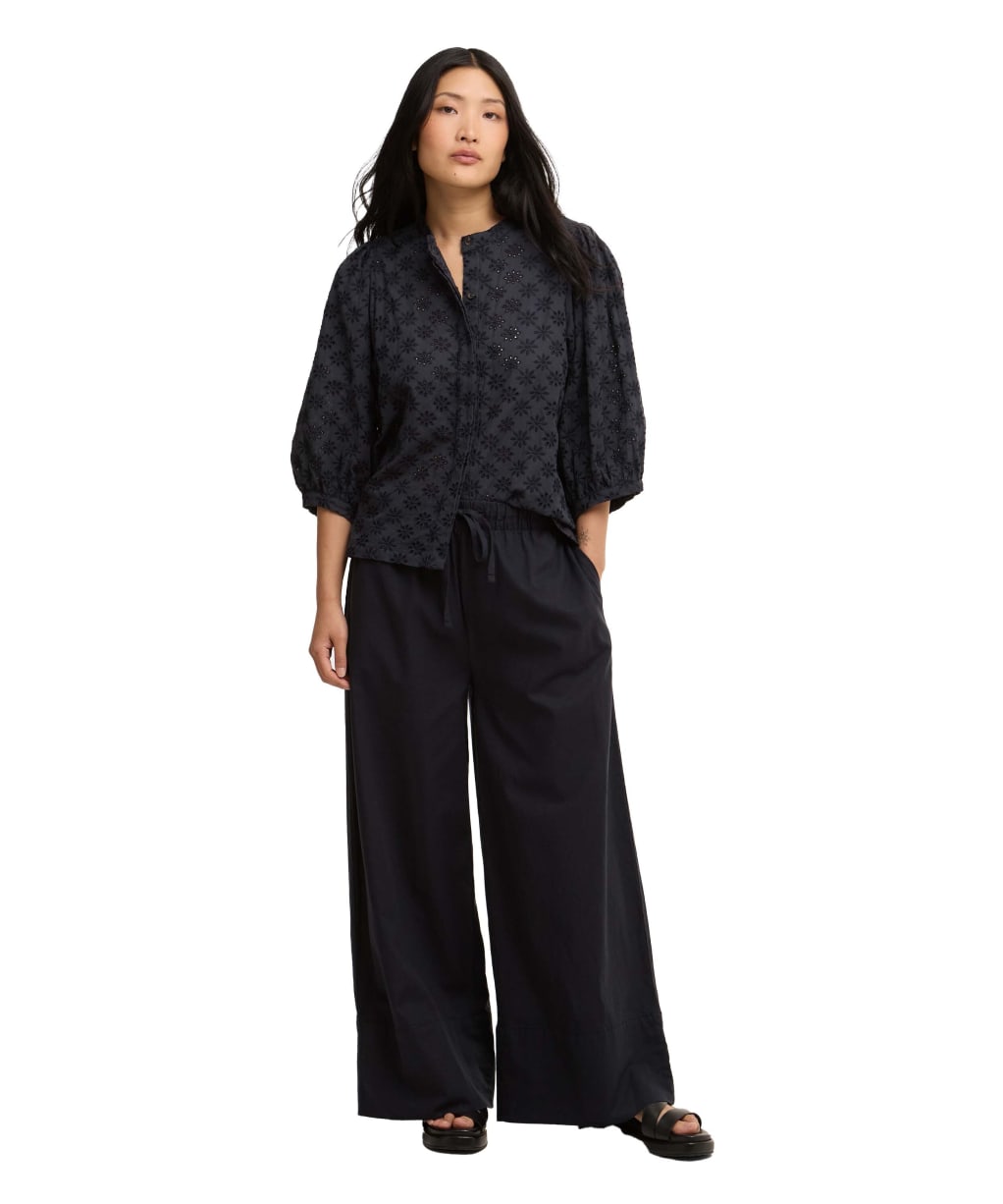Women's Barbour Josie Trousers - Dark Navy