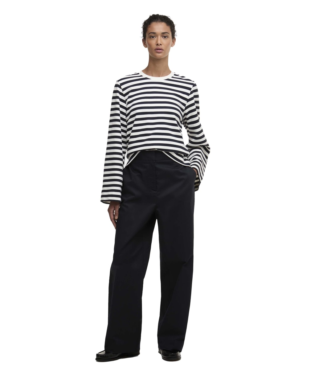 Women's Barbour Inez Trousers - Dark Navy