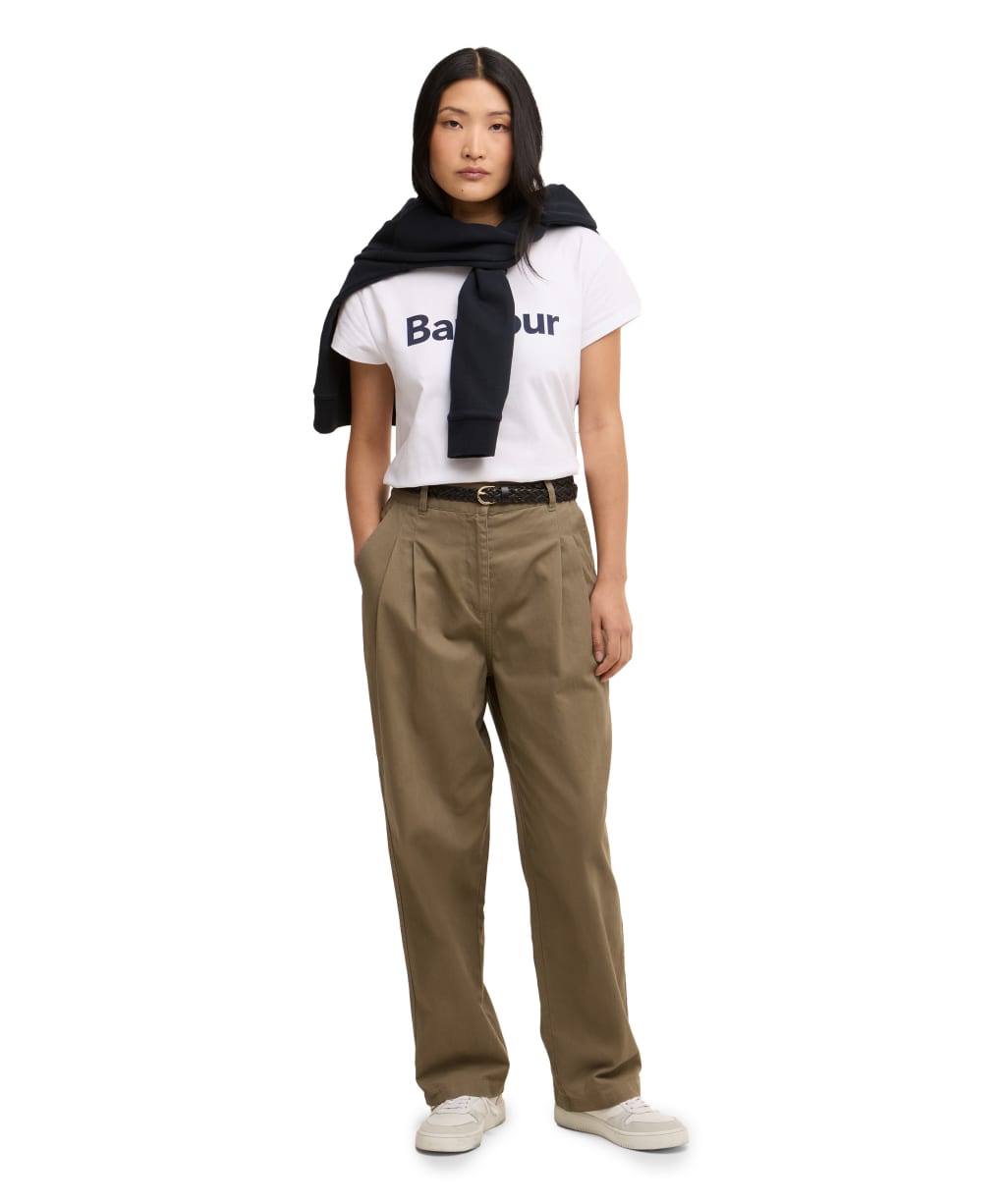 Women's Barbour Fern Trousers - Dusky Green