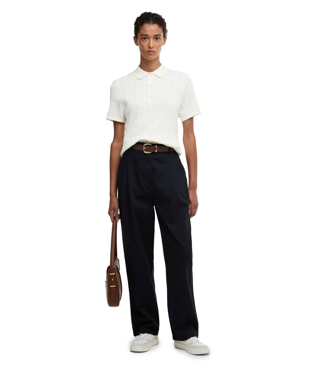 Women's Barbour Fern Trousers - Navy