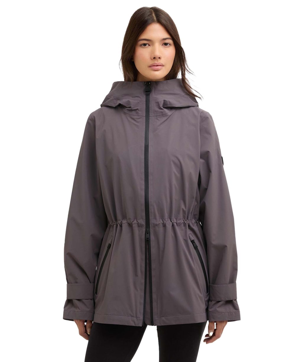 Women's Barbour International Short Kyra Waterproof Jacket - Lavender Grey