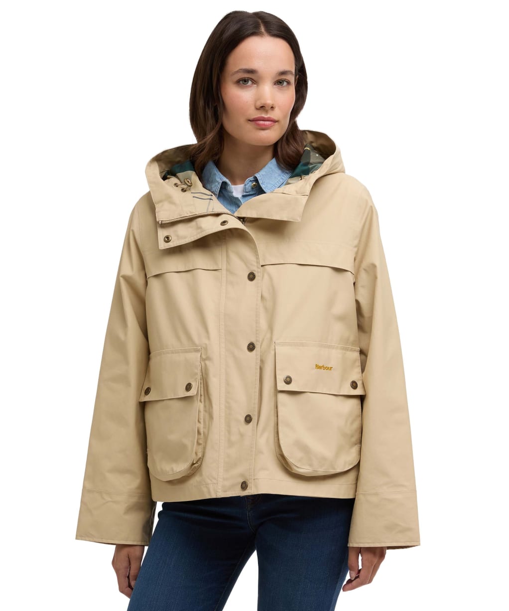 Women's Barbour Baythorpe Waterproof Jacket - Safari / Ancient