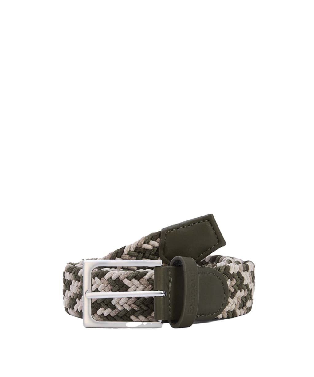 Men's Barbour Ford Belt - Olive Mix