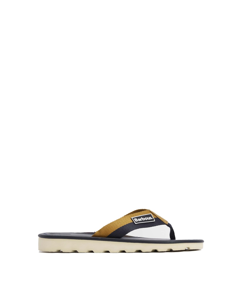 Men's Barbour Harker Sandal - Navy / Ochre