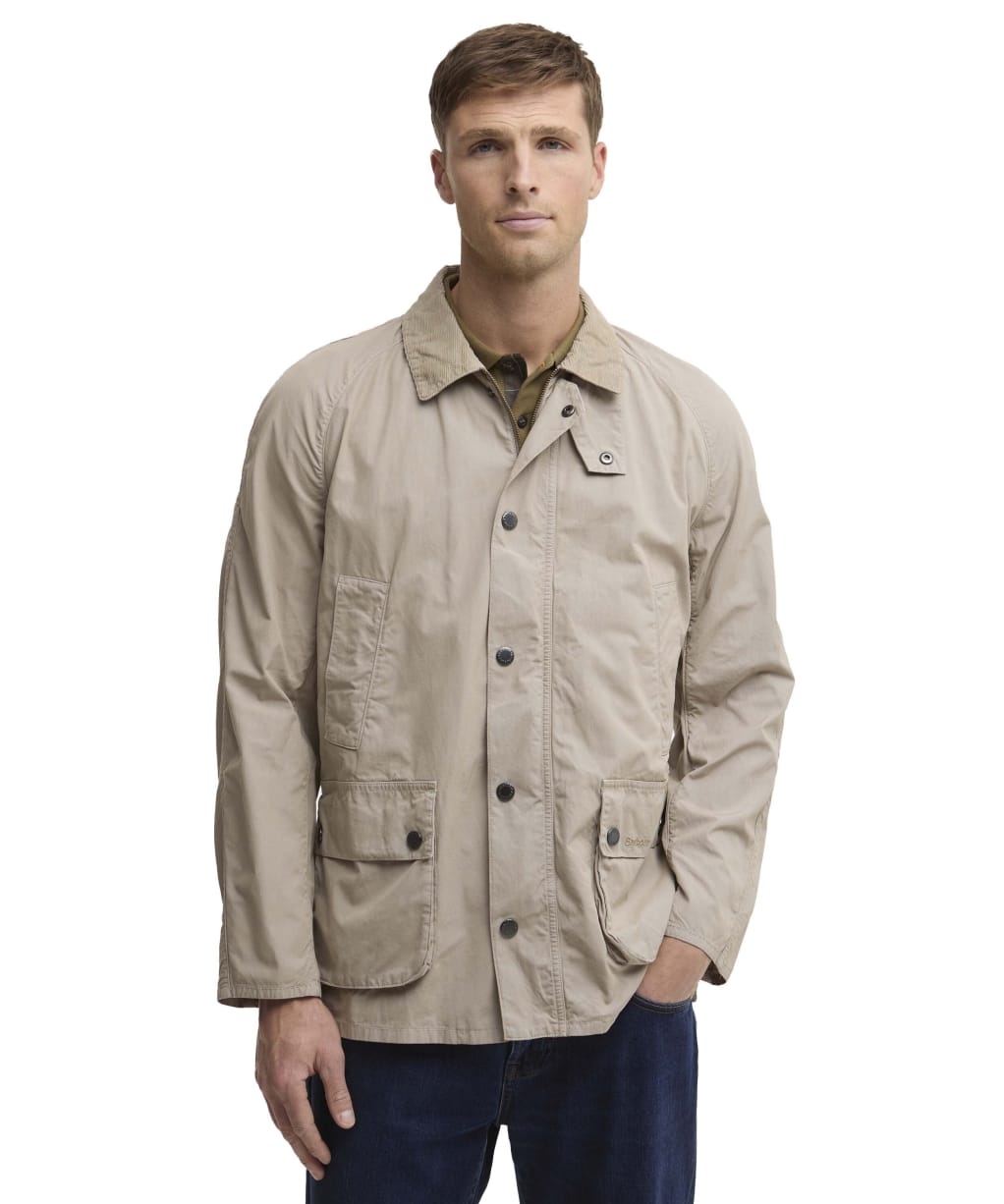Men's Barbour Ashby Casual Jacket - Concrete