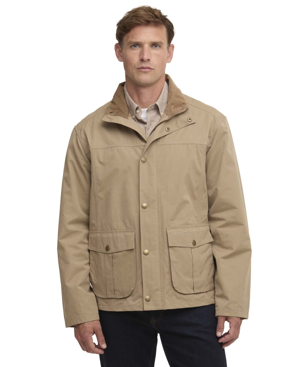 Men's Barbour Sander Casual Jacket - Military Brown