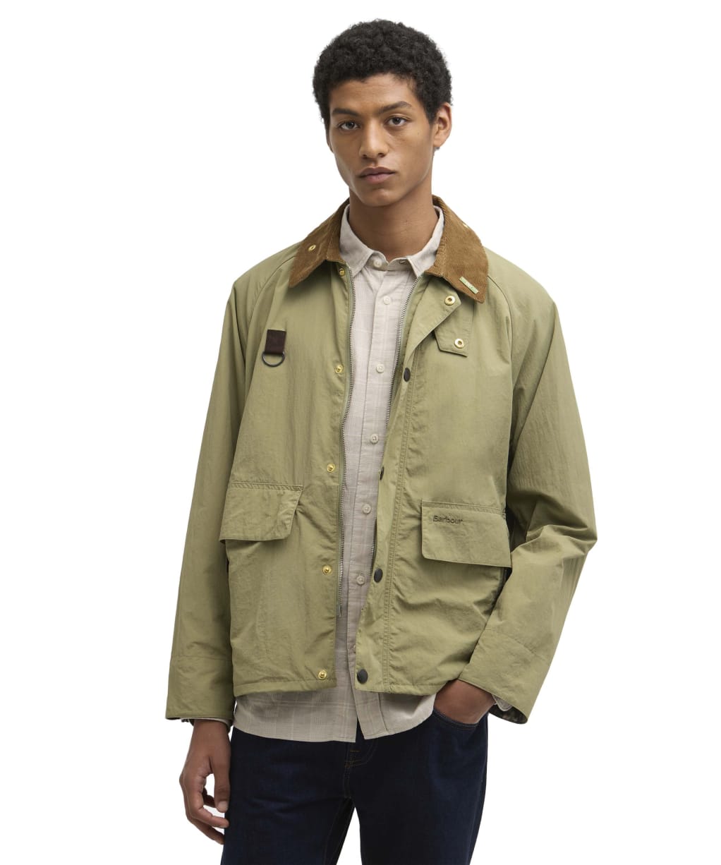 Men's Barbour Icons Spey Jacket - Bleached Olive