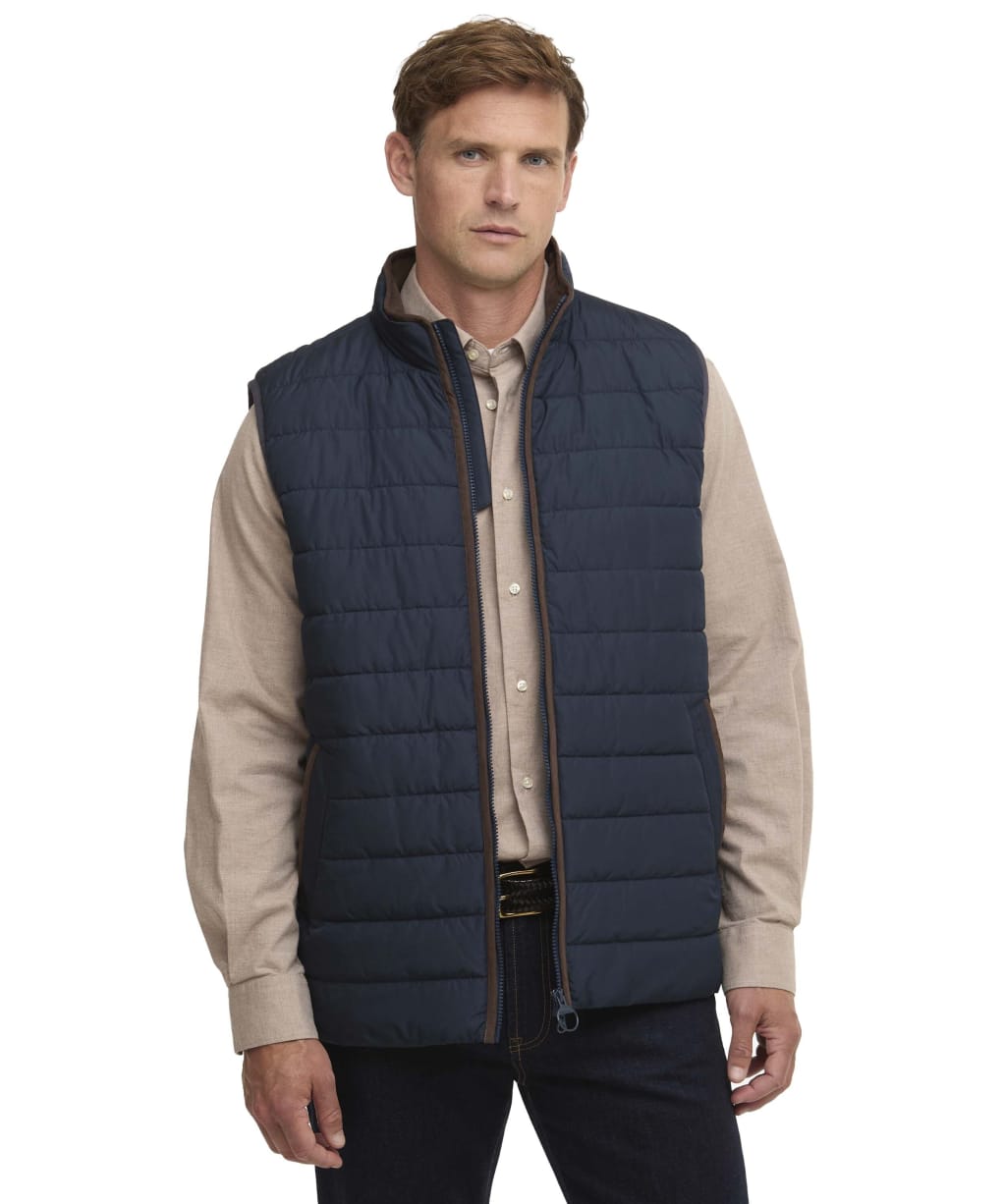 Men's Barbour Broughton Quilted Gilet - Navy