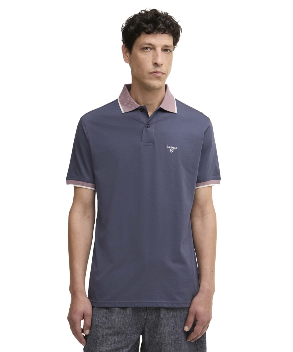 Men's Barbour Cornsay Polo Shirt - Washed Navy