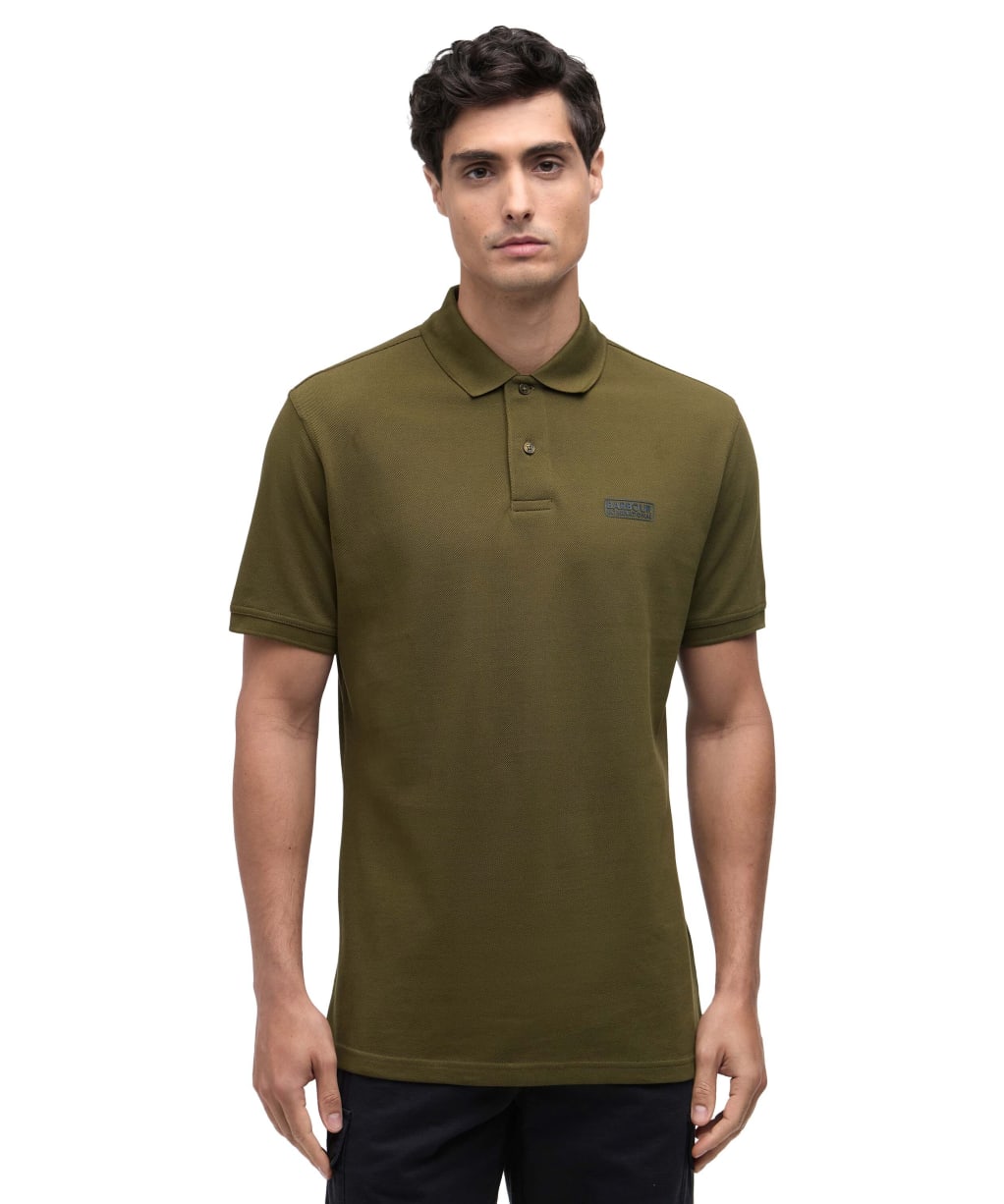 Men's Barbour International Essential Polo - Light Sage