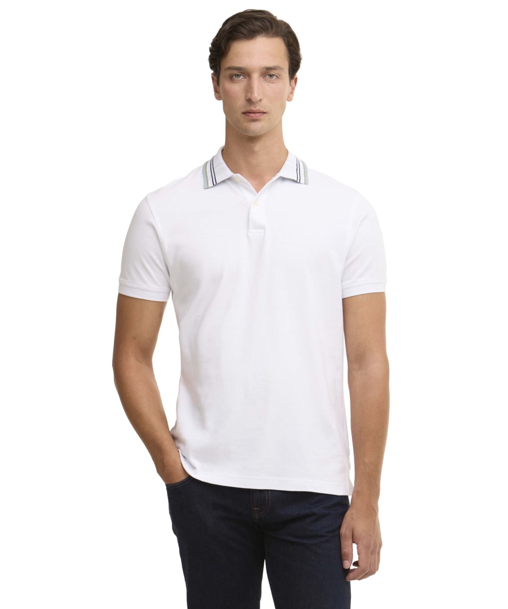 Men's Barbour Notter Tailored Fit Polo Shirt - White