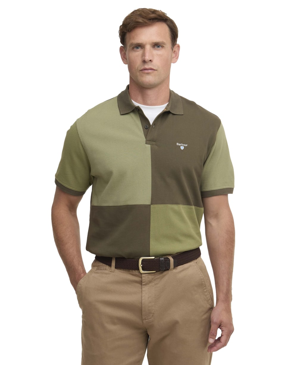 Men's Barbour Trentby Regular Fit Polo Shirt - Olive