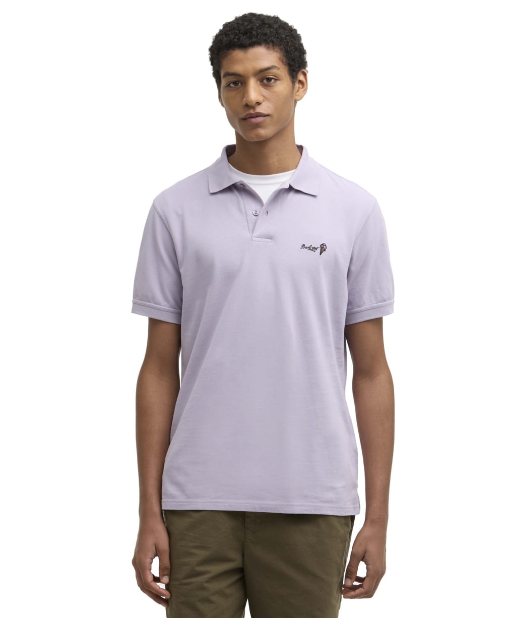 Men's Barbour Comebe Tailored Fit Polo Shirt - Heather Mist