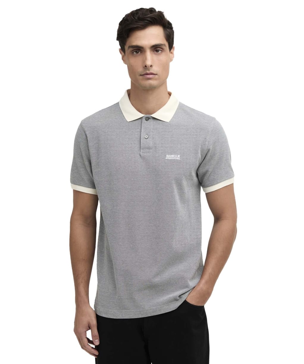 Men's Barbour International Cowley Oxford Polo Shirt - Forest River