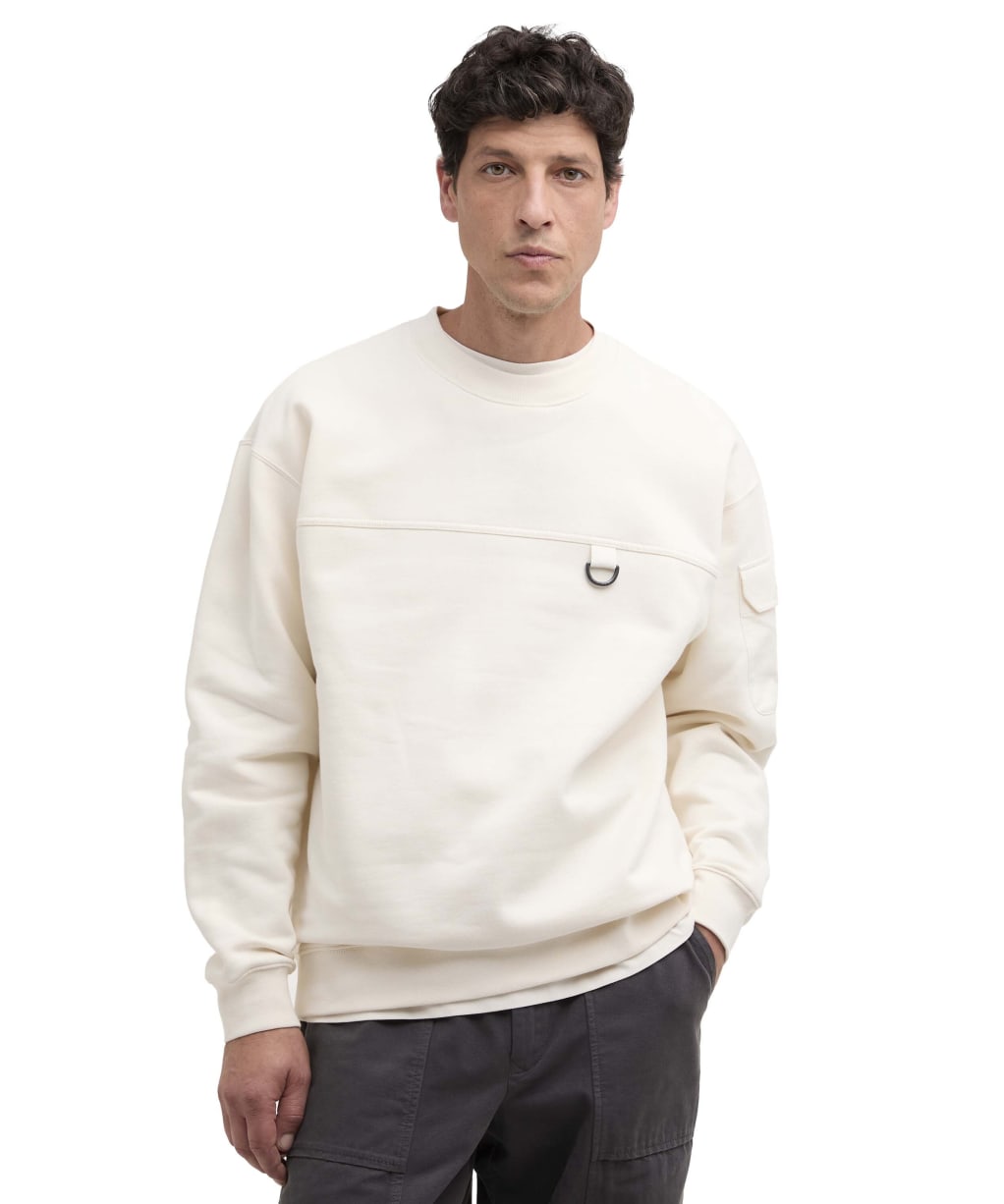 Men's Barbour Ardgill Crew Neck Oversized Sweatshirt - Neutral