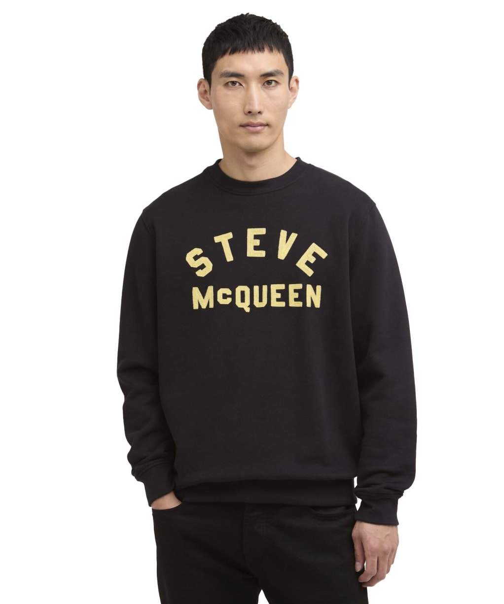 Men's Barbour International Chainstitch Sweatshirt - Black