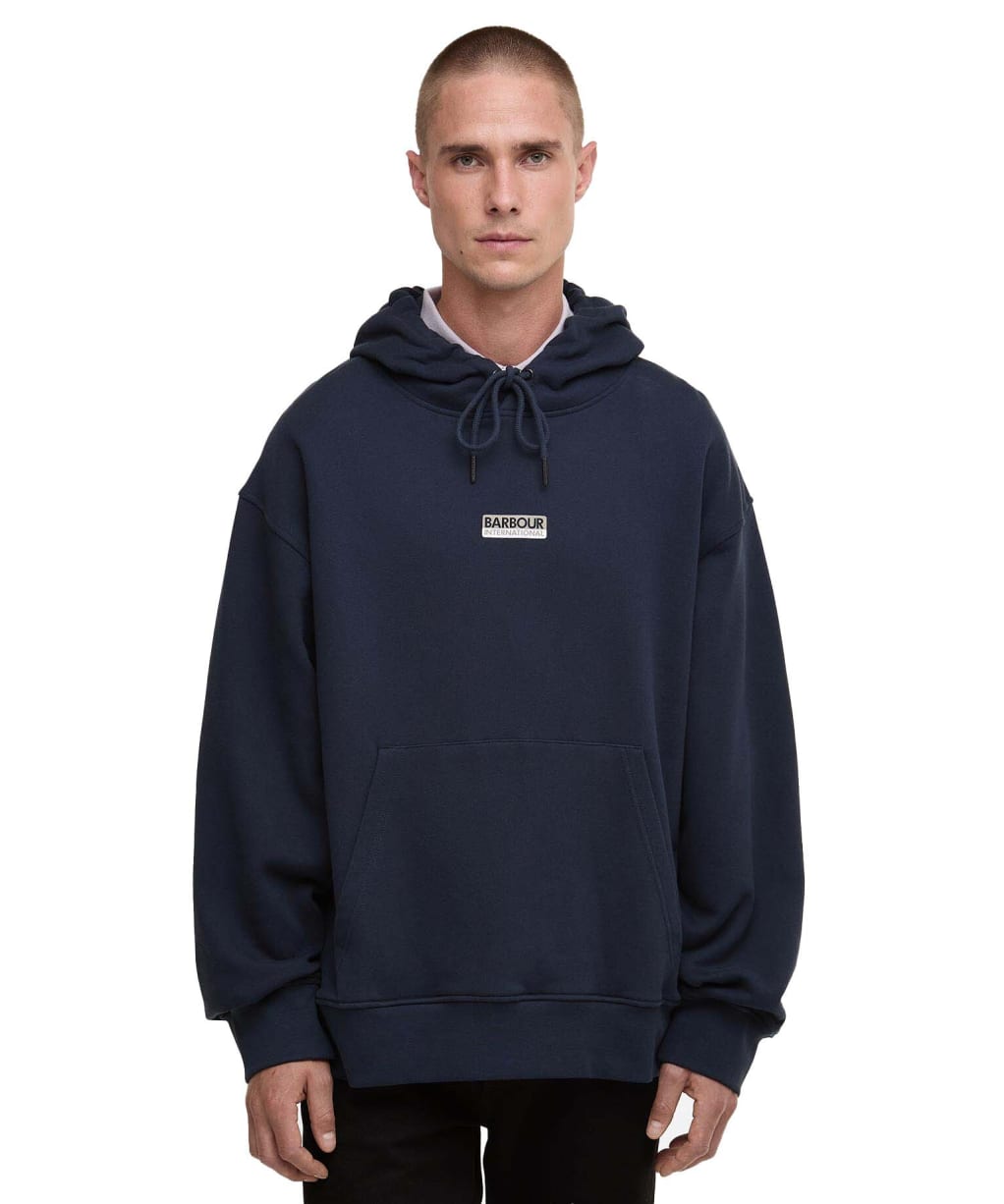 Men's Barbour International Oversized Wendell Hoodie - Navy