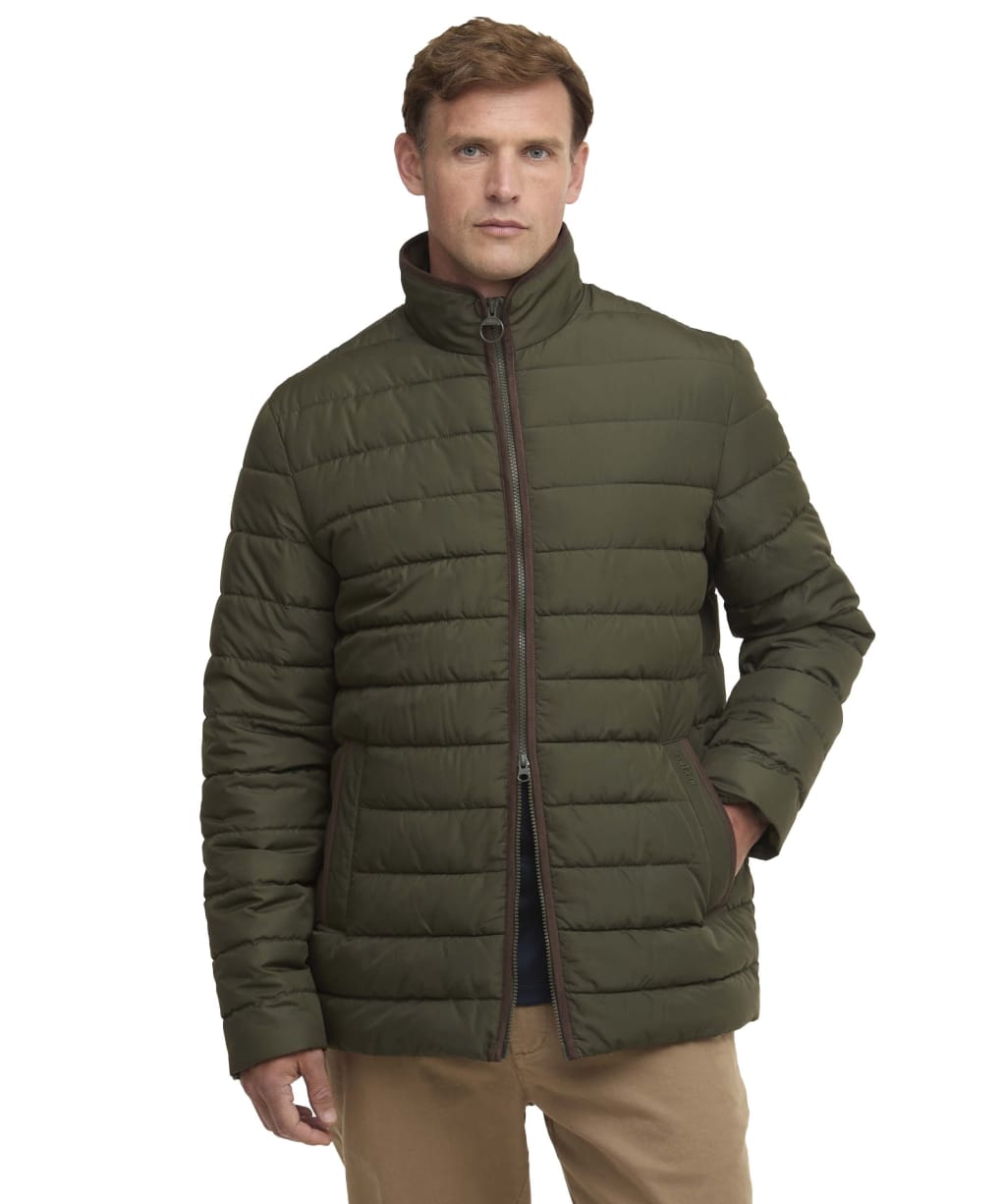 Men's Barbour Broughton Quilted Jacket - Olive