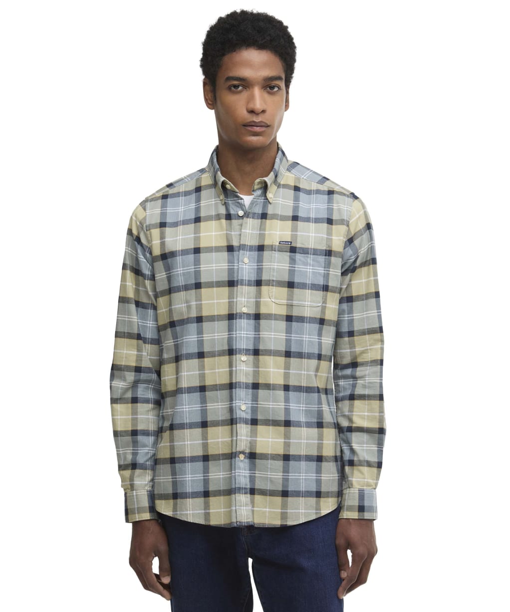 Men's Barbour Lewis Tailored Shirt - Highland Loch Tartan
