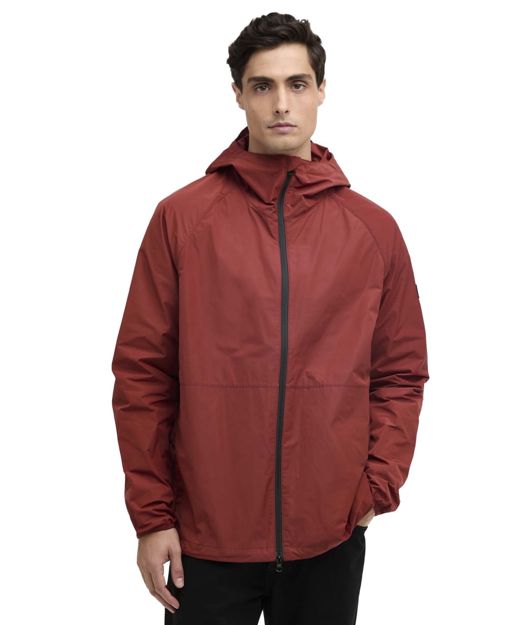 Men's Barbour International Peckett Showerproof Jacket - Burnt Henna
