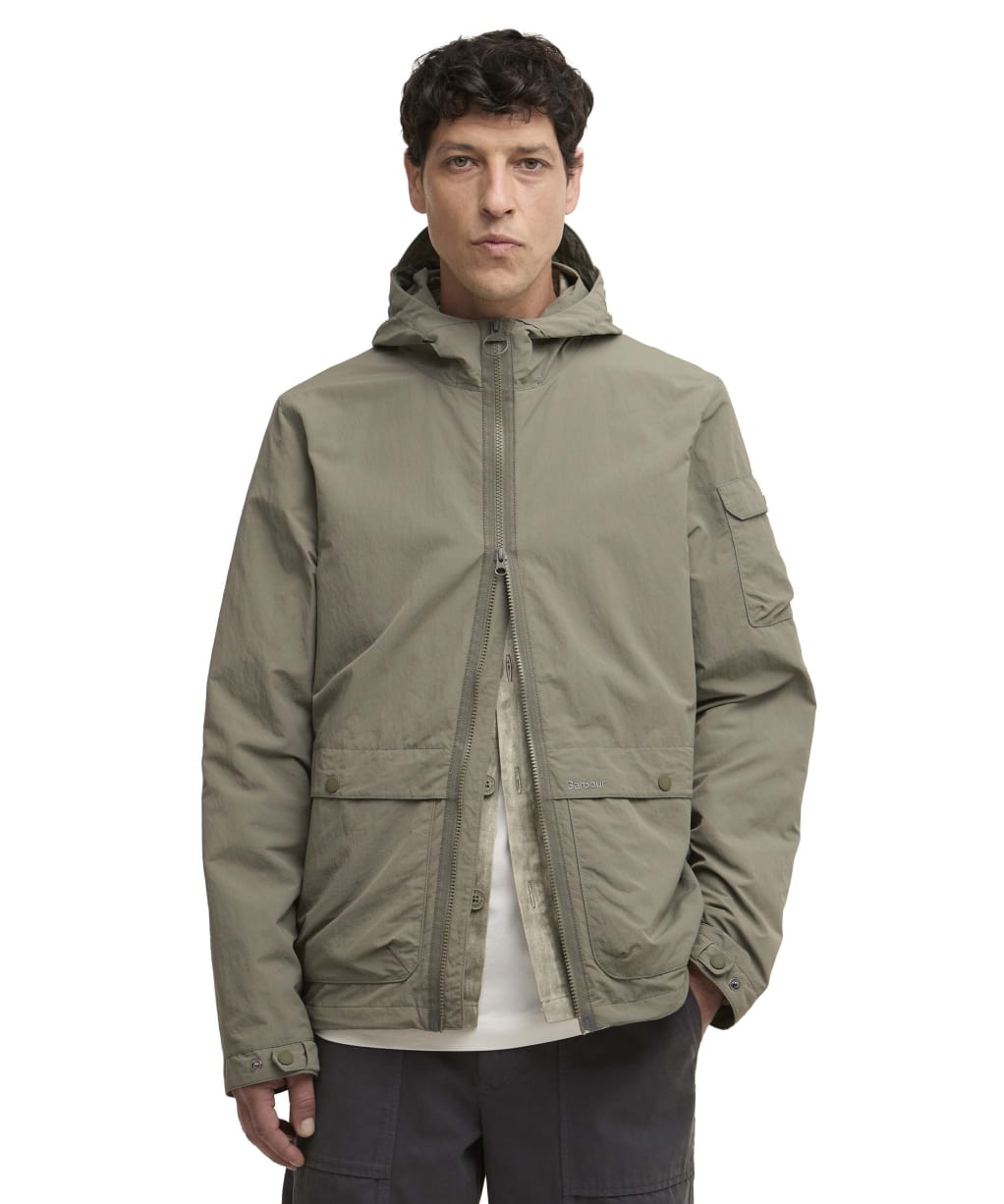 Men's Barbour Re-Engineered Argyll Showerproof Jacket - Smokey Olive