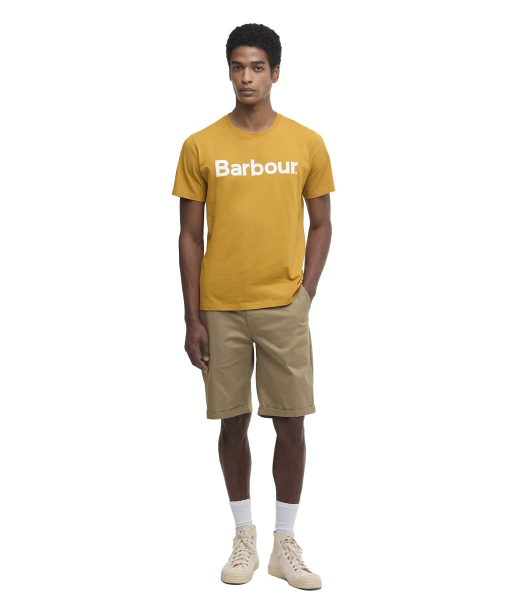 Men's Barbour Smart Chino Shorts - Grey Olive