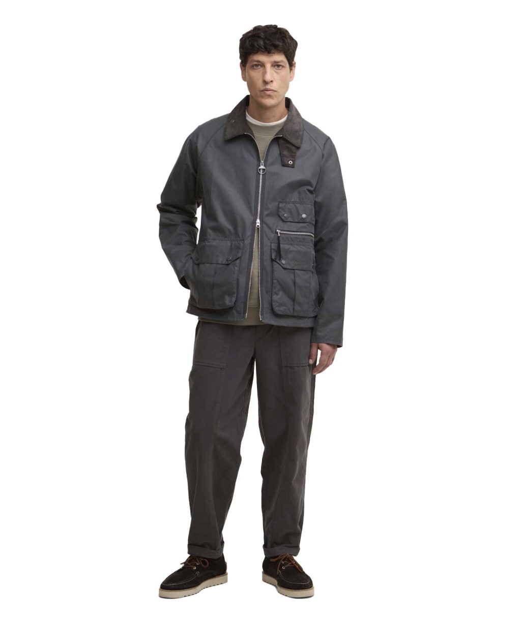 Men's Barbour Finwick Relaxed Fit Trouser - Asphalt