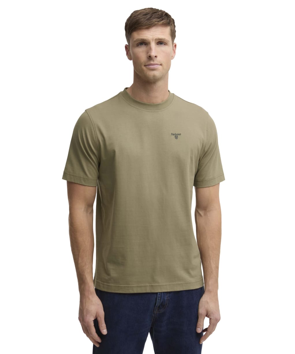 Men's Barbour Sports Relaxed Fit T-Shirt - Grey Olive