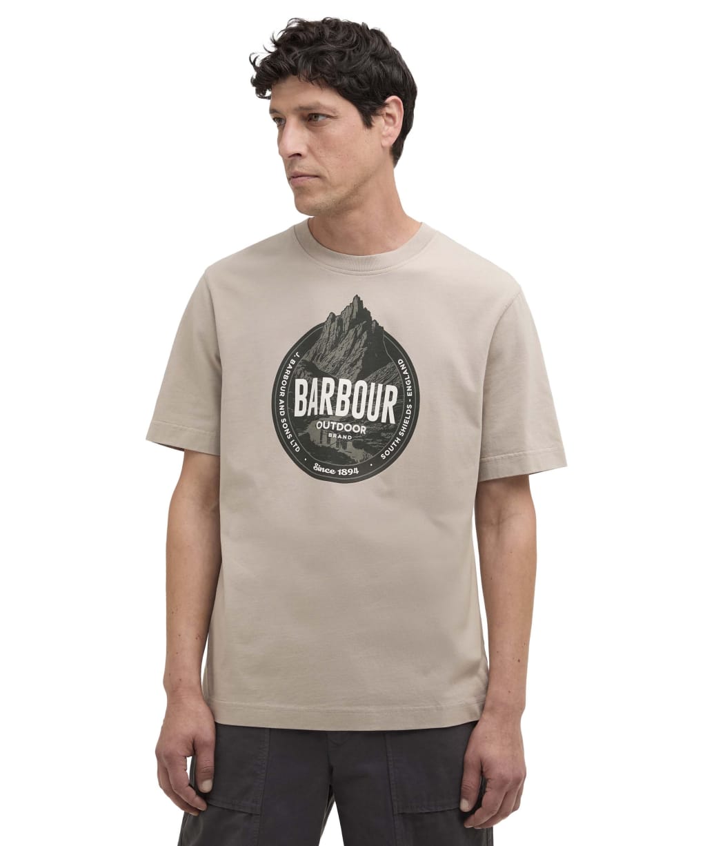 Men's Barbour Basswood Relaxed T-Shirt - Concrete