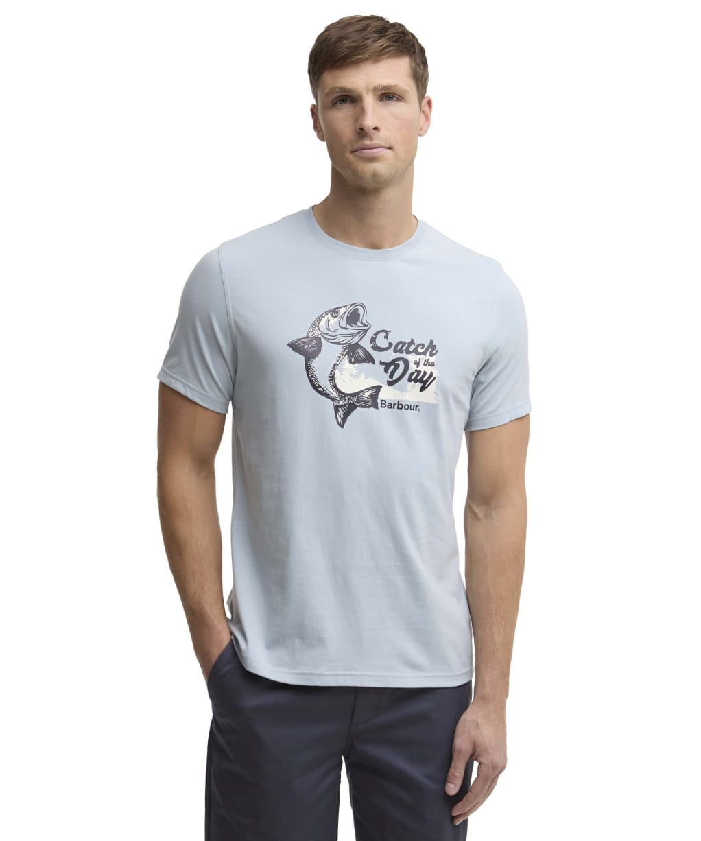 Men's Barbour Fairlight Graphic T-Shirt - Blue Haze