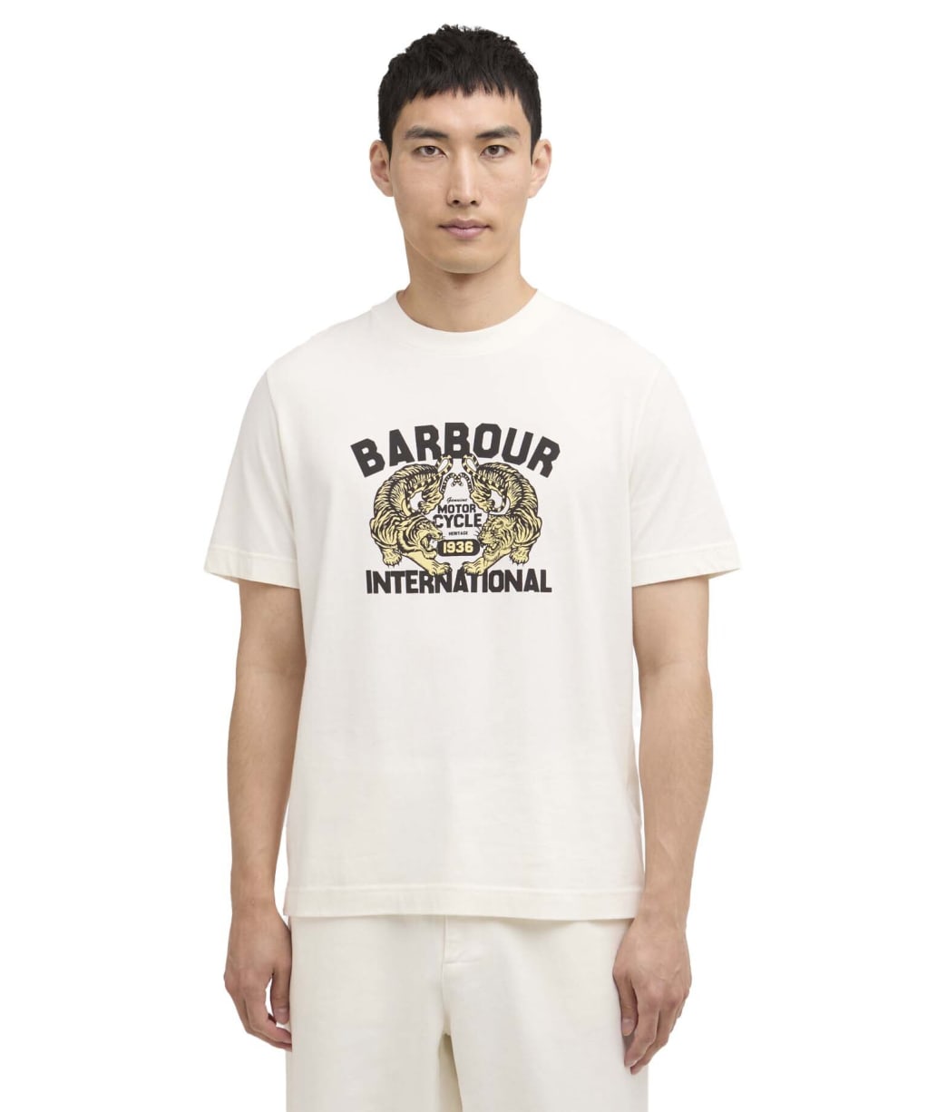 Men's Barbour International Talisman Graphic T-Shirt - Whisper White