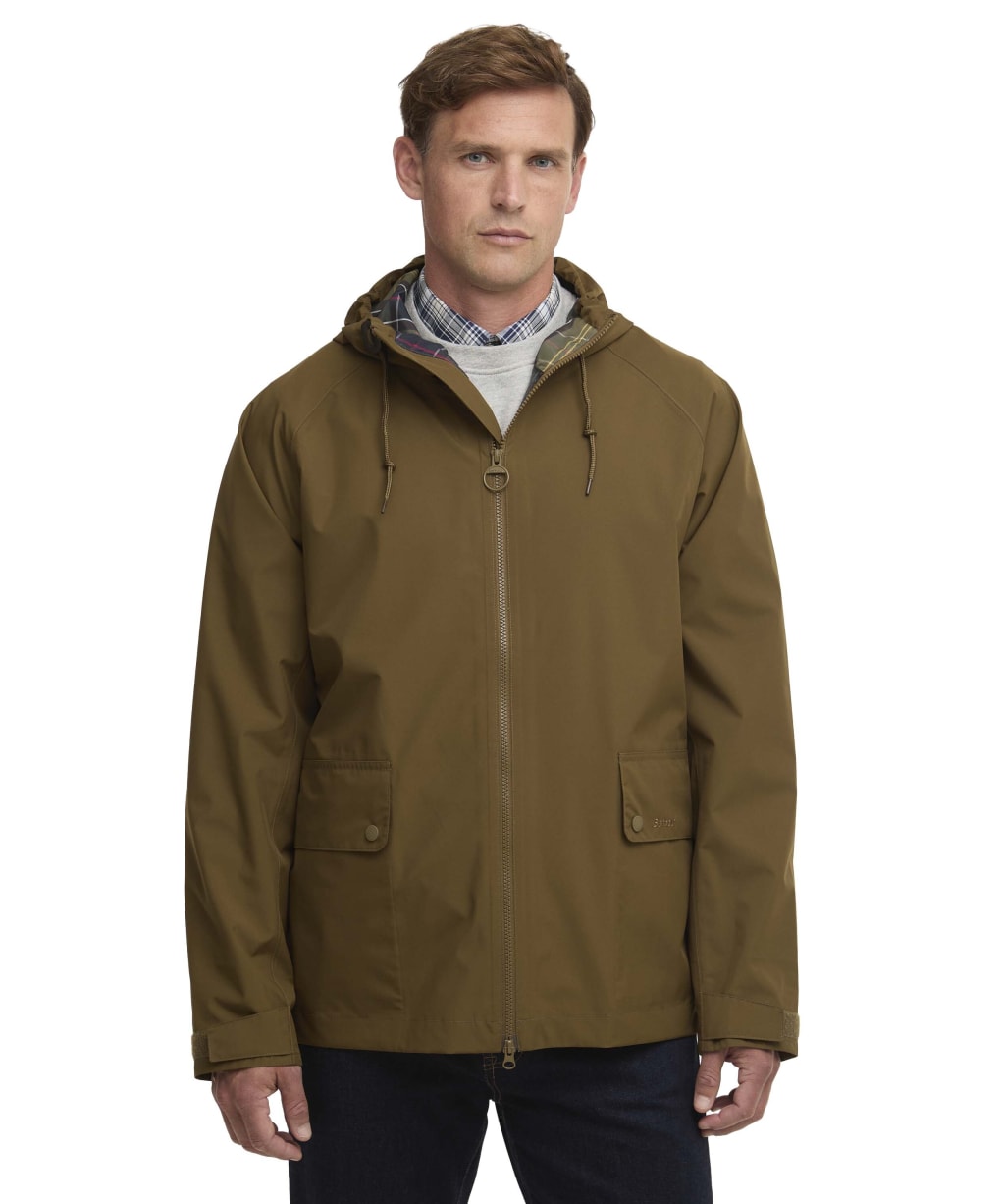 Men's Barbour Trover Waterproof Jacket - Beech