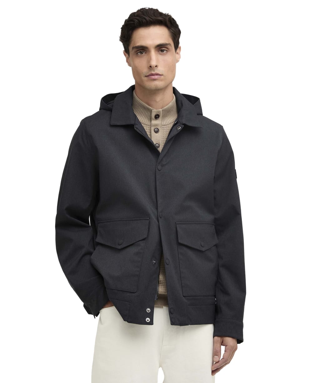 Men's Barbour International Elmford Waterproof Jacket - Black