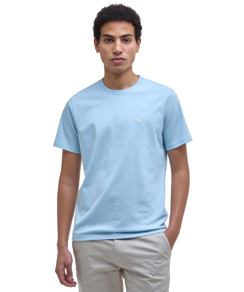 Men's Barbour Essential Sports T-Shirt - Pale Sky